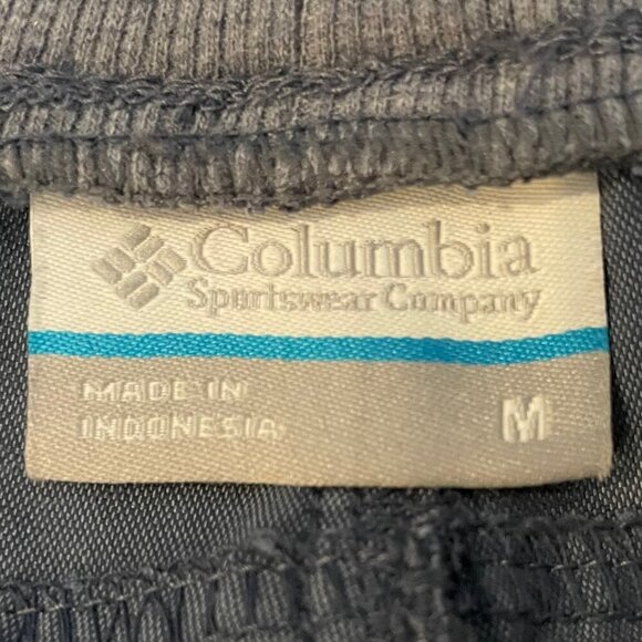 Columbia Pilsner Peak Pull On Cuffed Cargo Poly Nylon Shorts Noctural Blue Sz M - Picture 3 of 10